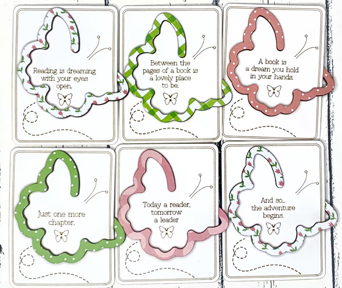 Acrylic Book Marks (3 pack)