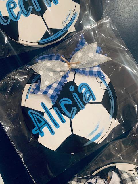 Christmas Ornament - Soccer Wooden Ornament