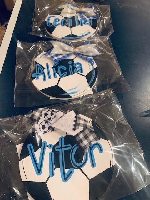 Christmas Ornament - Soccer Wooden Ornament