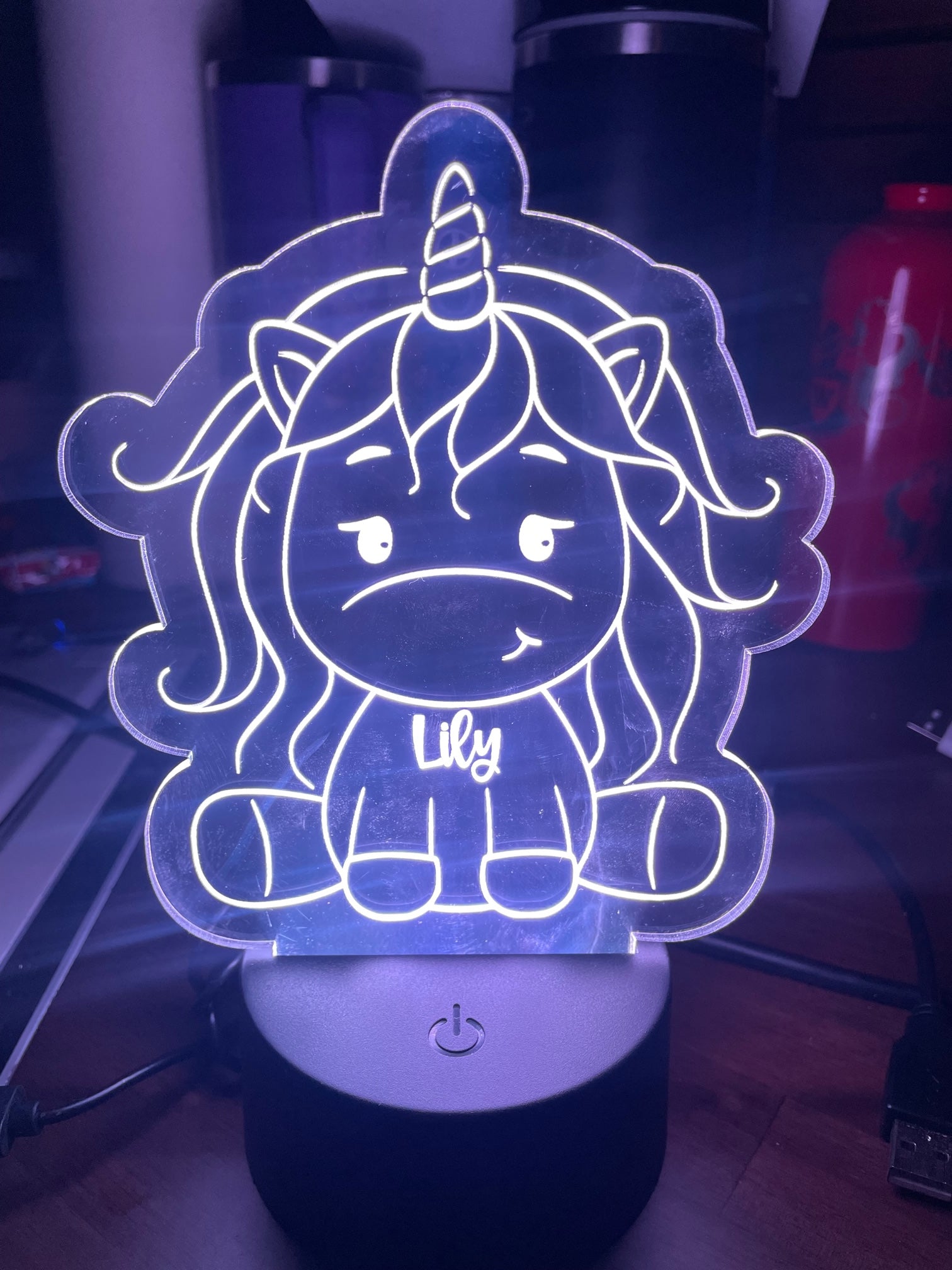 LED Nightlights - Personalized Lights - Kids Room - Gifts (Multiple Designs)