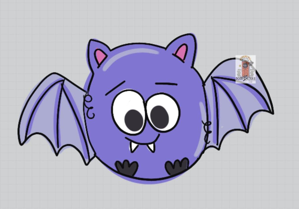 Halloween Bat Door Hanger- Boy Bat Girl Bat Door Decor-Spooky-Fall-Wreath-wood cut out-hand painted door hanger
