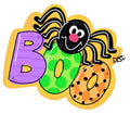Halloween Boo Door Hanger - Spooky-Fall-Wreath-hand painted door hanger