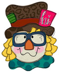 Fall Scarecrow with Glasses Door Hanger