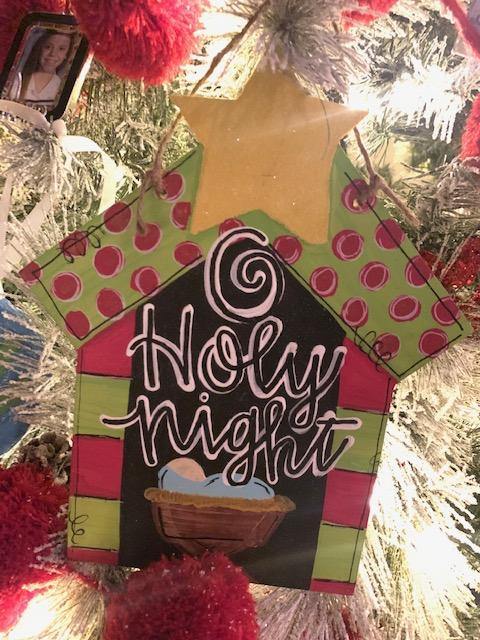 Christmas Ornament - Nativity Wooden Ornament