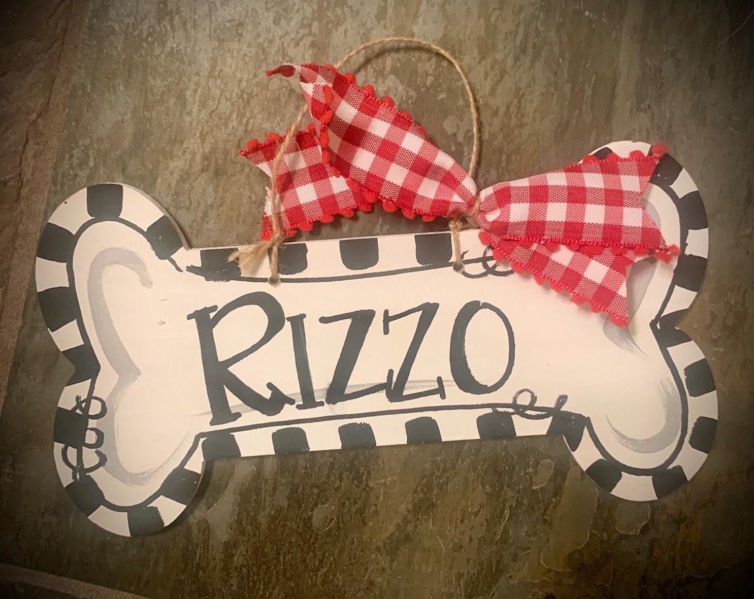 Christmas Ornament - Dog Bone Wooden Ornament