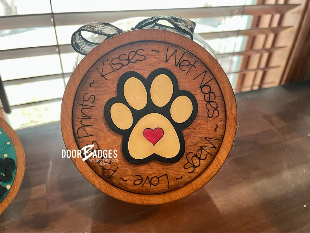 Hi. Hey. Hello. Home Doorhanger - 3D Welcome door decor - wooden hand painted doorhanger