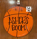 Kid's Bedroom Basketball door hanger - Bennington Youth Football