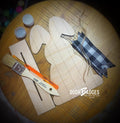 DIY Farmhouse Easter Bunny Shelf Sitter Paint Kit