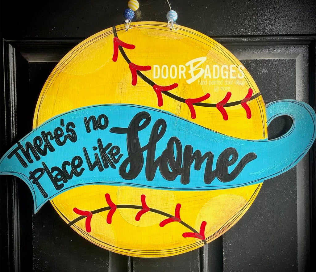 Hi. Hey. Hello. Home Doorhanger - 3D Welcome door decor - wooden hand painted doorhanger
