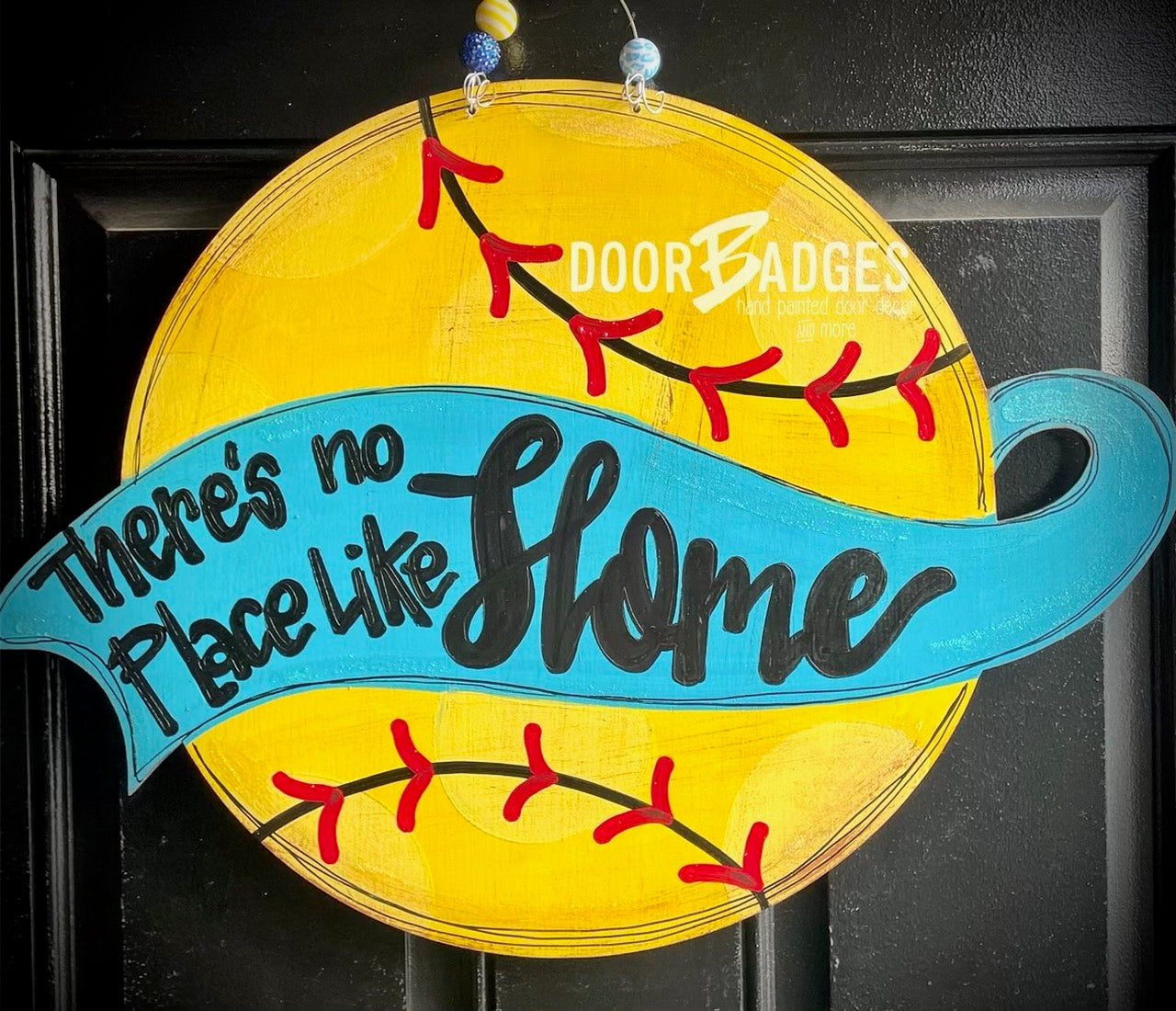 Hi. Hey. Hello. Home Doorhanger - 3D Welcome door decor - wooden hand painted doorhanger