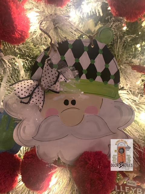 Christmas Ornament - Santa Wooden Ornament