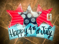 Sale Item: USA Stars - Freedom Door Hanger