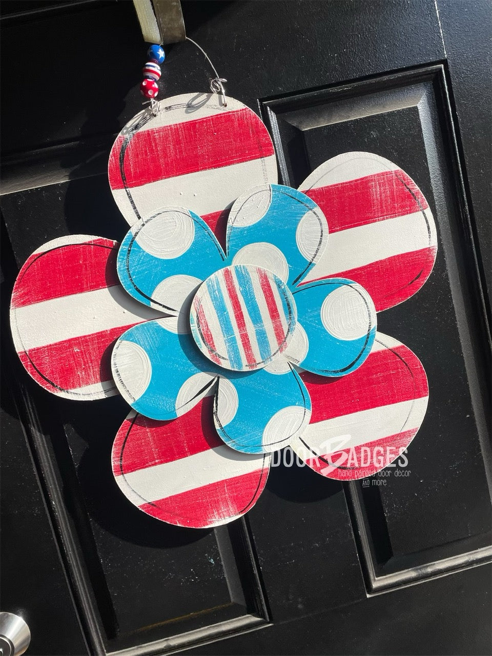 Hi. Hey. Hello. Home Doorhanger - 3D Welcome door decor - wooden hand painted doorhanger