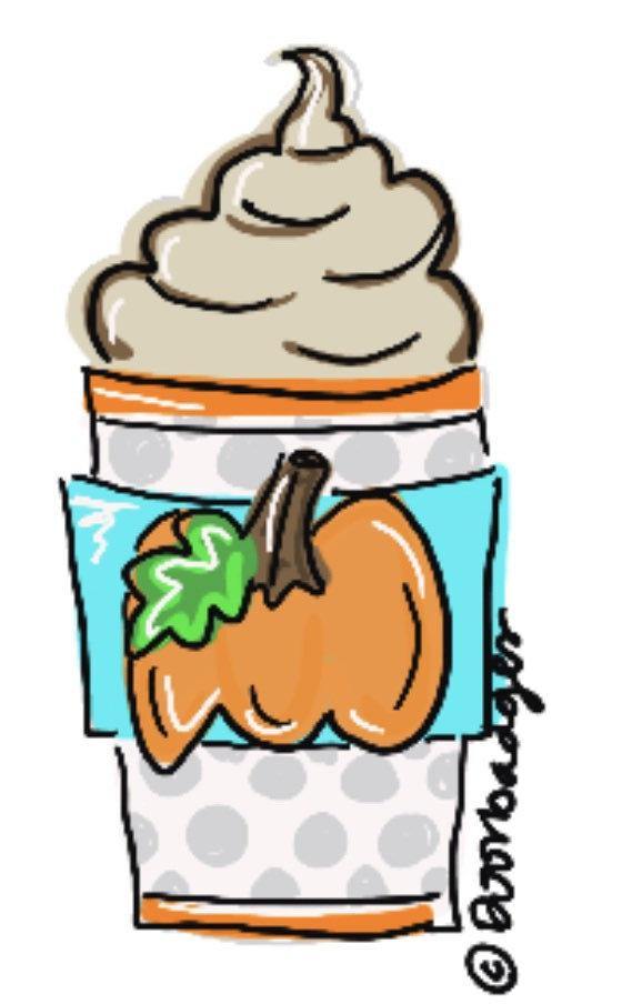Fall Pumpkin Coffee Harvest Pumpkin spice Door Hanger
