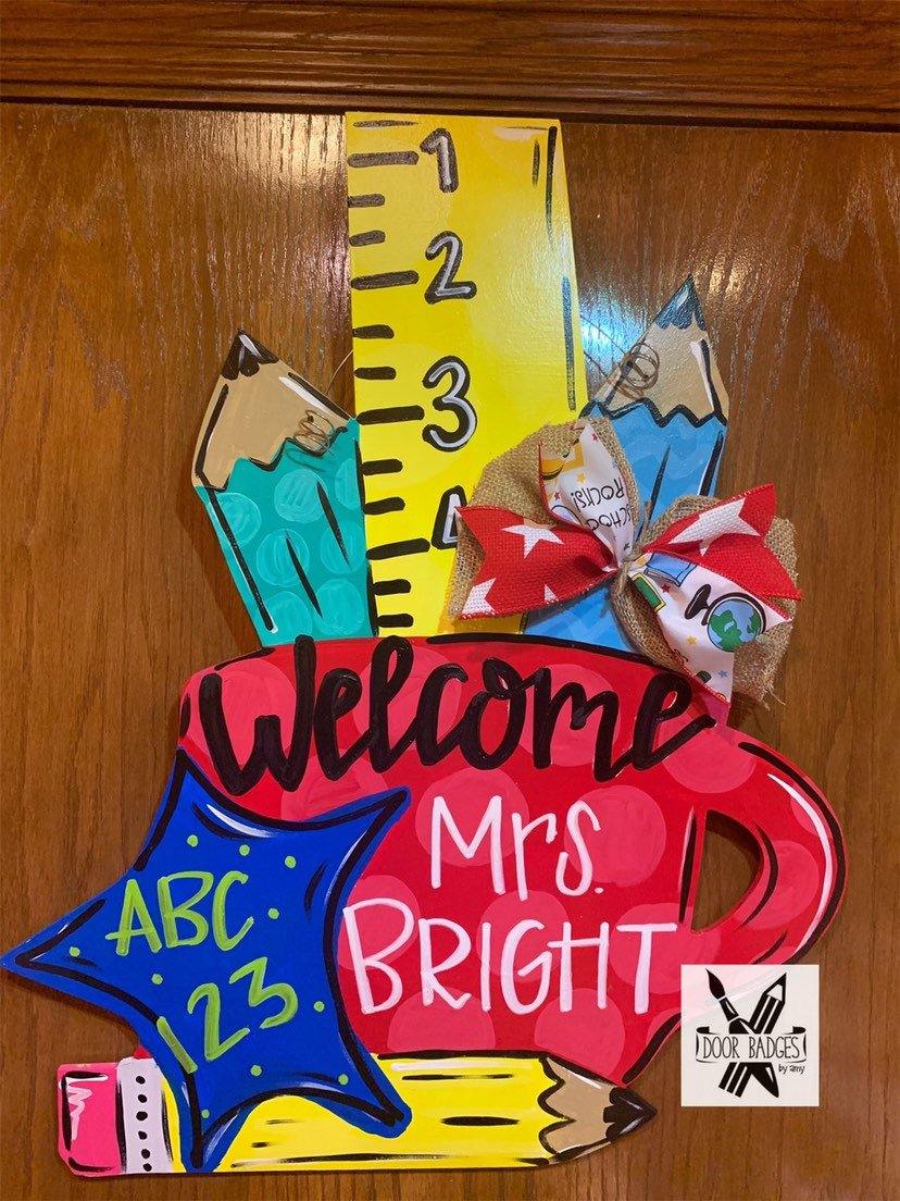 Back to School Door Hanger - Teacher - teacher gift