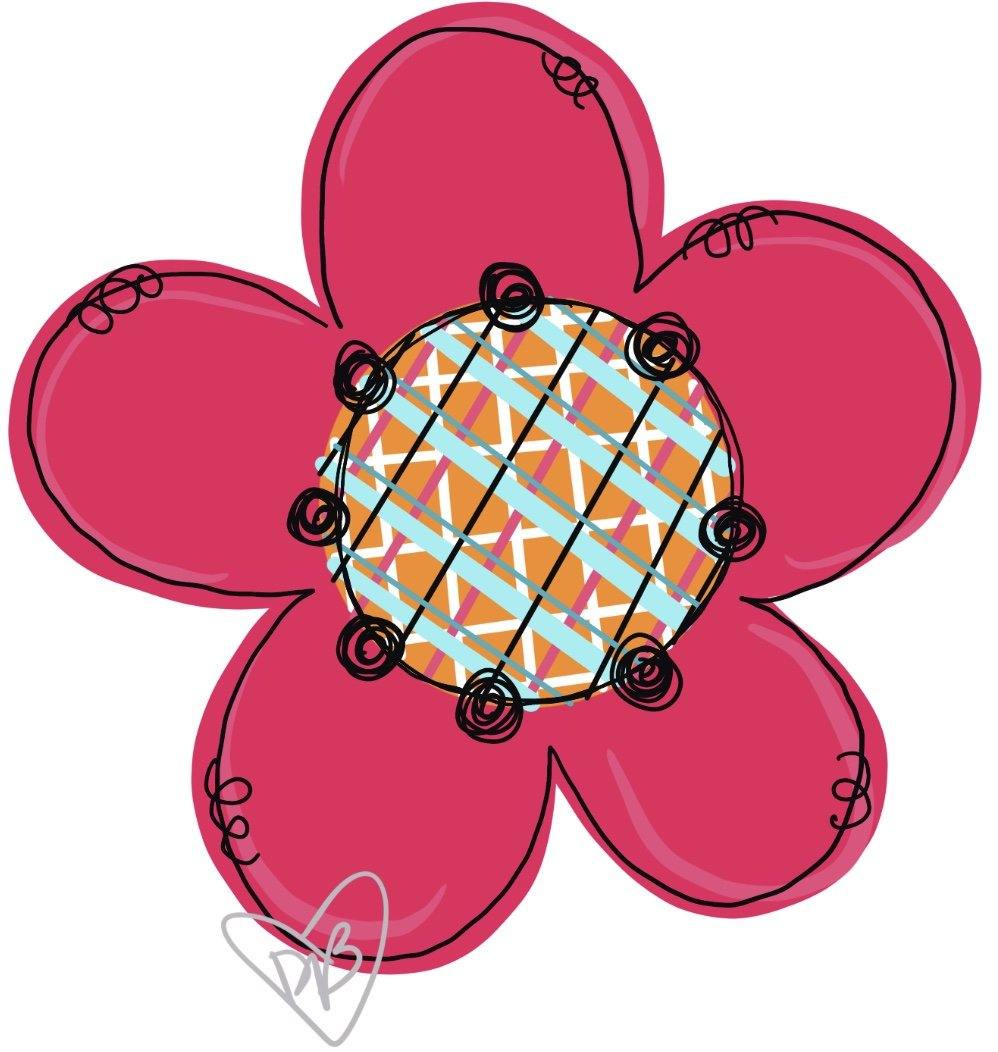 Flower Door Hanger - Spring Flower door Decor