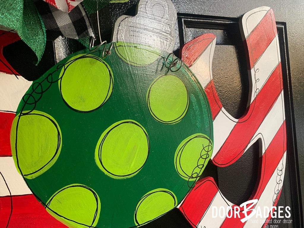 Christmas Door Hanger - Joy Door Decoration