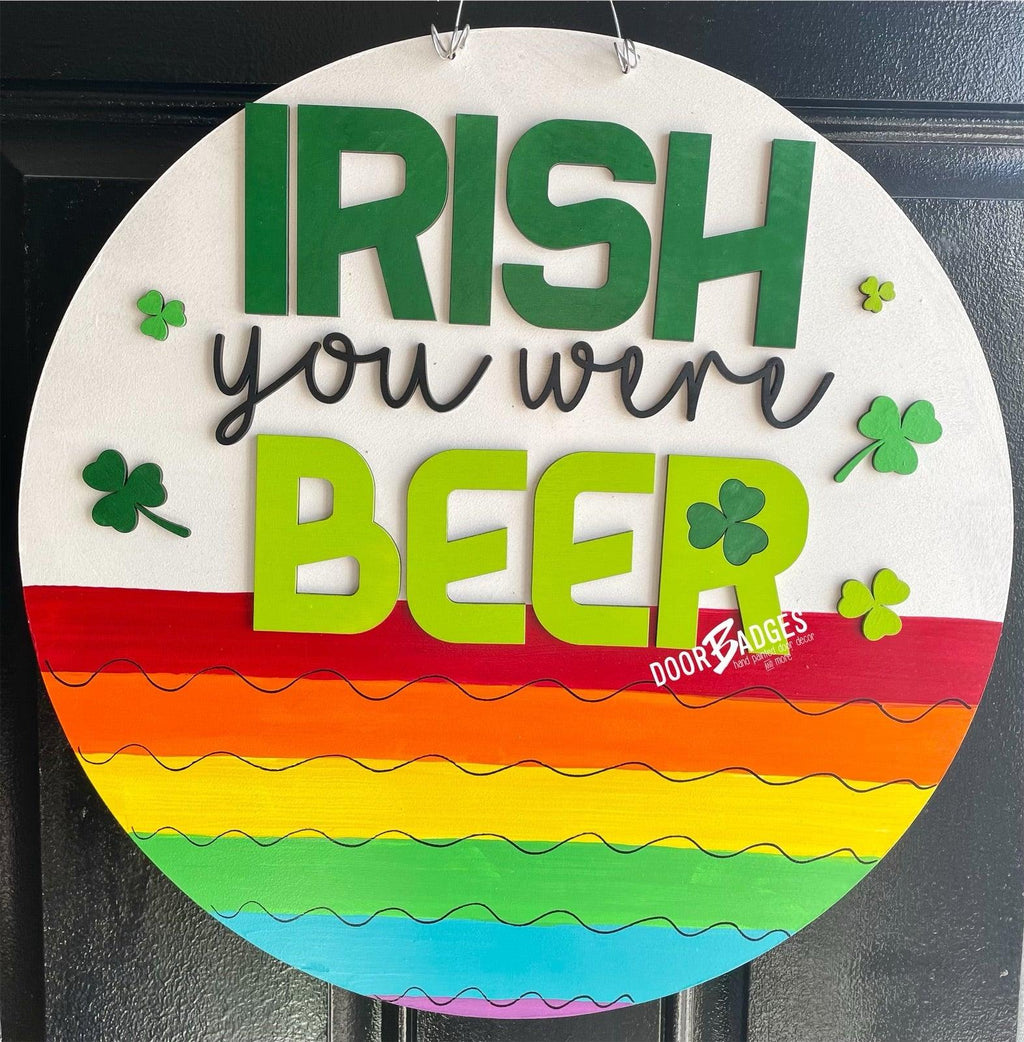 Irish Lucky St Patrick's Day Door Hanger