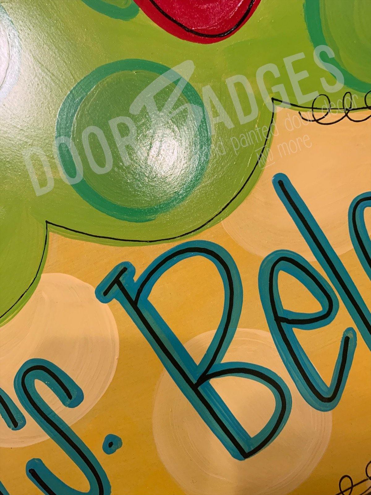 Bookworm with Pencil Door Hanger - Teacher - teacher gift