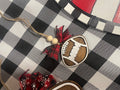 Football Mom Car Charm
