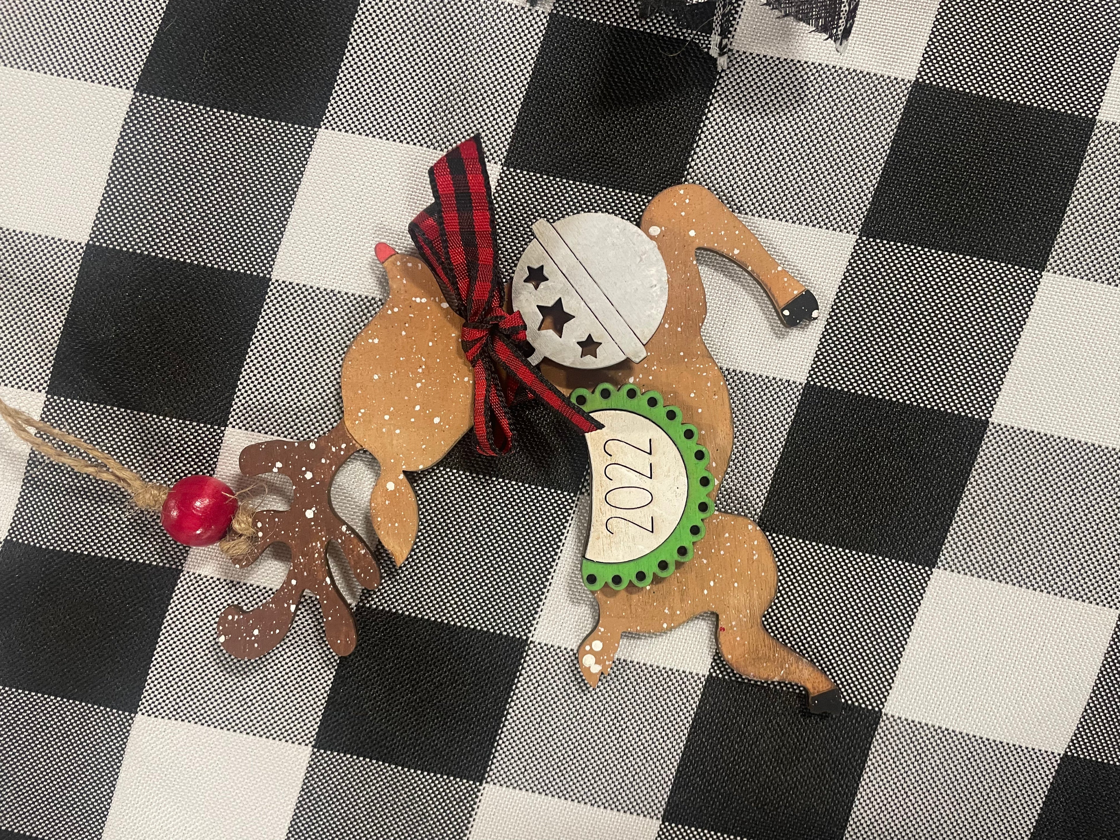 Reindeer 2022 Christmas Ornament