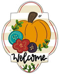 Pumpkin Plaque Door Hanger - Fall - Autumn - harvest - Thanksgiving -  pumpkin - thankful - cut out hand painted door hanger