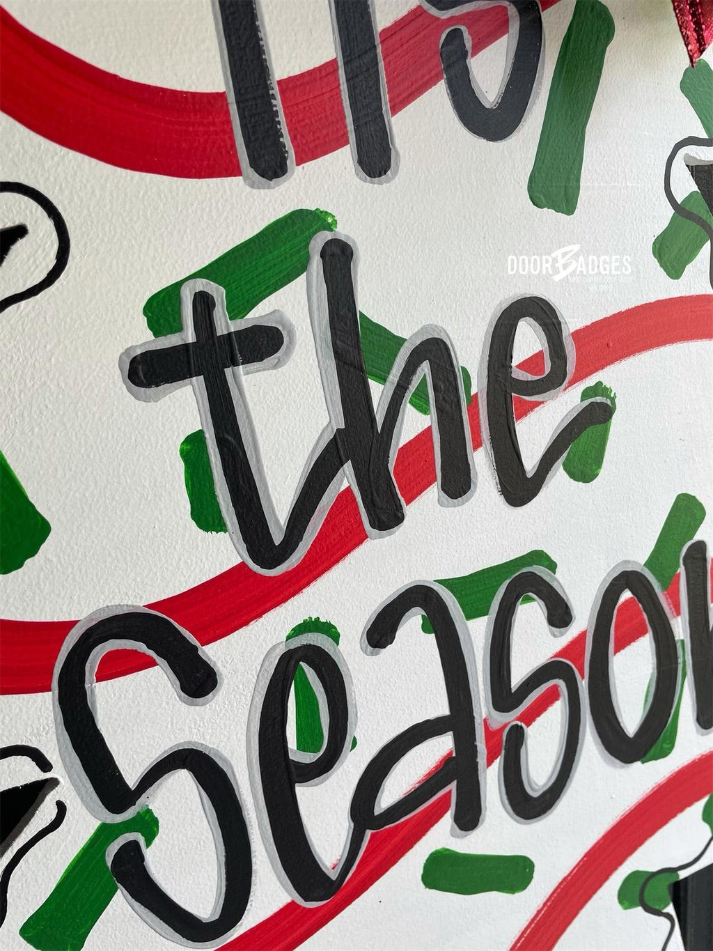 Christmas Cake Door Hanger - Tree Door Decoration