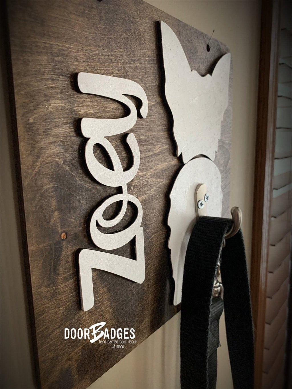 Dog Leash Wall Holders- Bennington Youth Football
