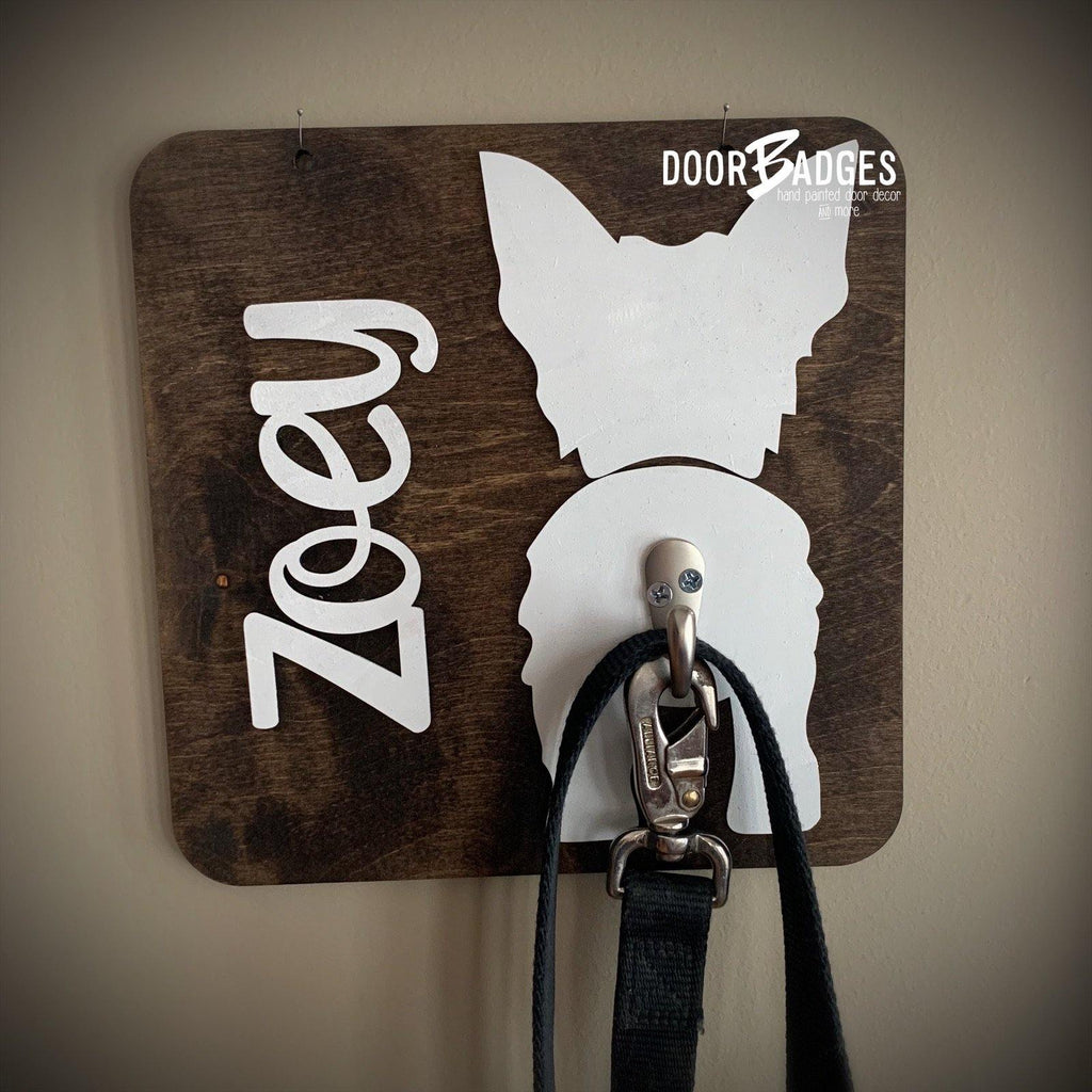 Dog Leash Wall sign - Dog leash hook