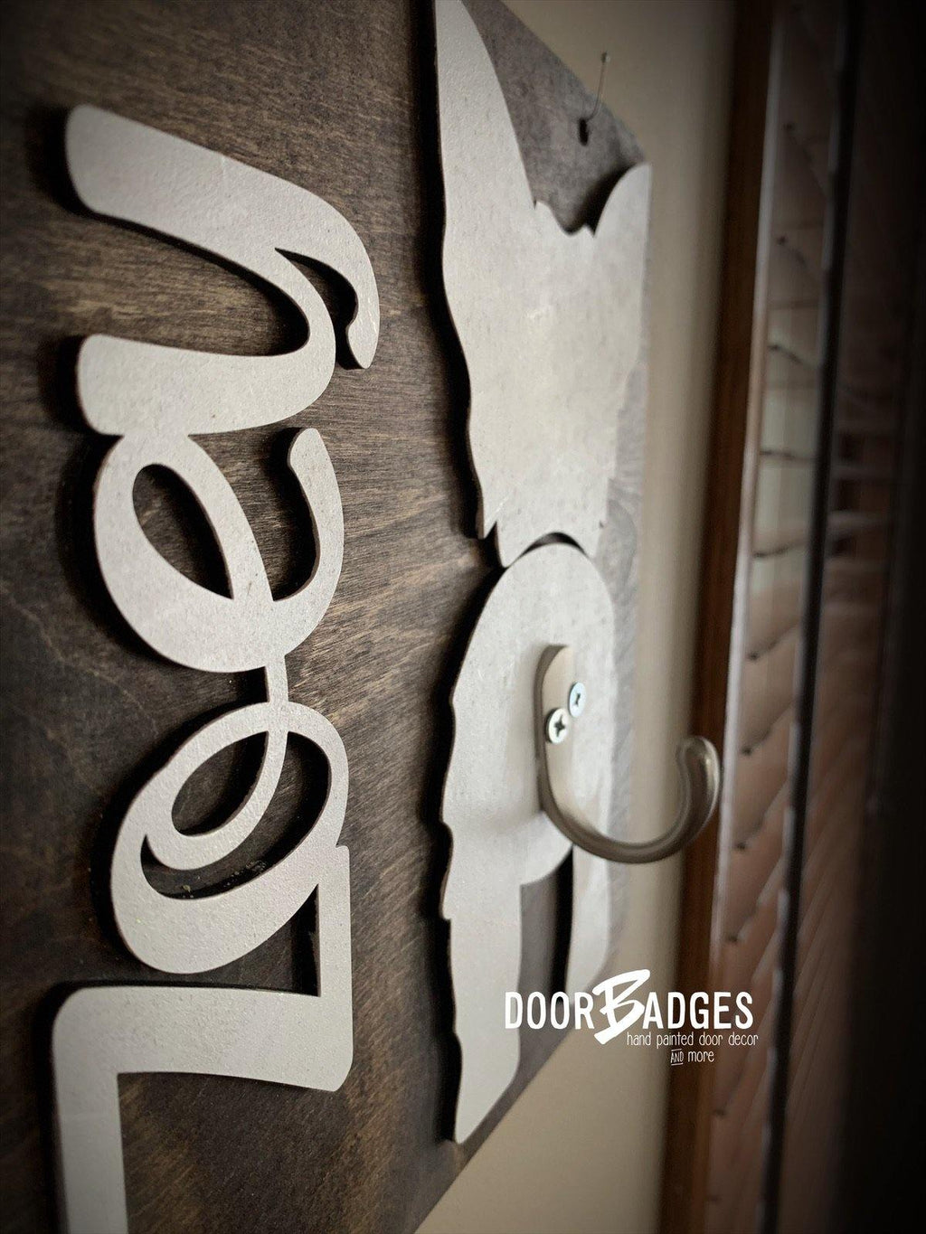 Dog Leash Wall sign - Dog leash hook