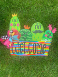 Cactus Door Hanger - Cactus Family door hanger